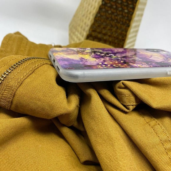 iPhone 6 Case Purple Yellow Marble Print Cover NEW - Picture 8 of 10